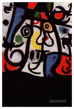 Joan Miró Werke - Frau und Vögel Joan Miró